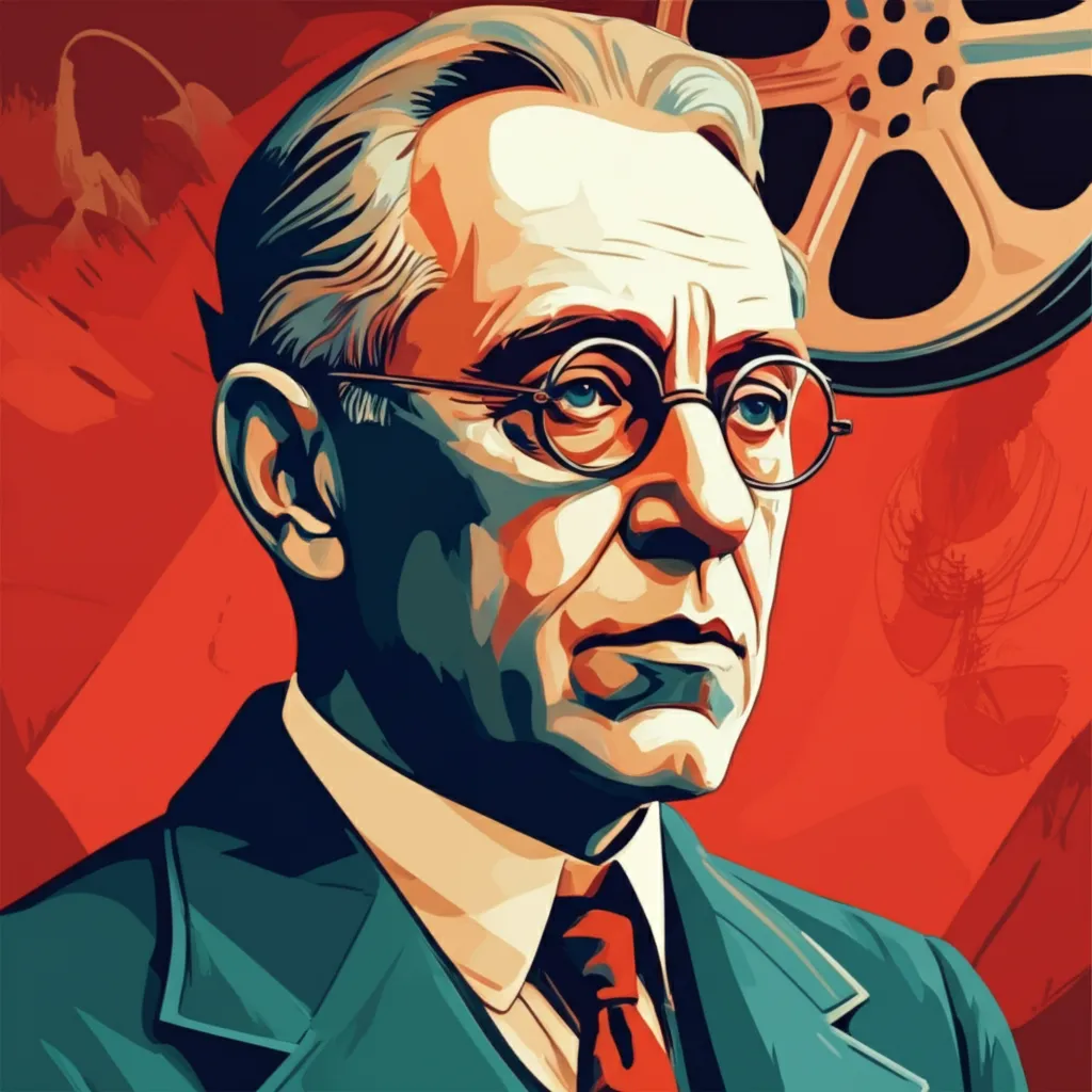 Artistic portrait of Frank Lloyd