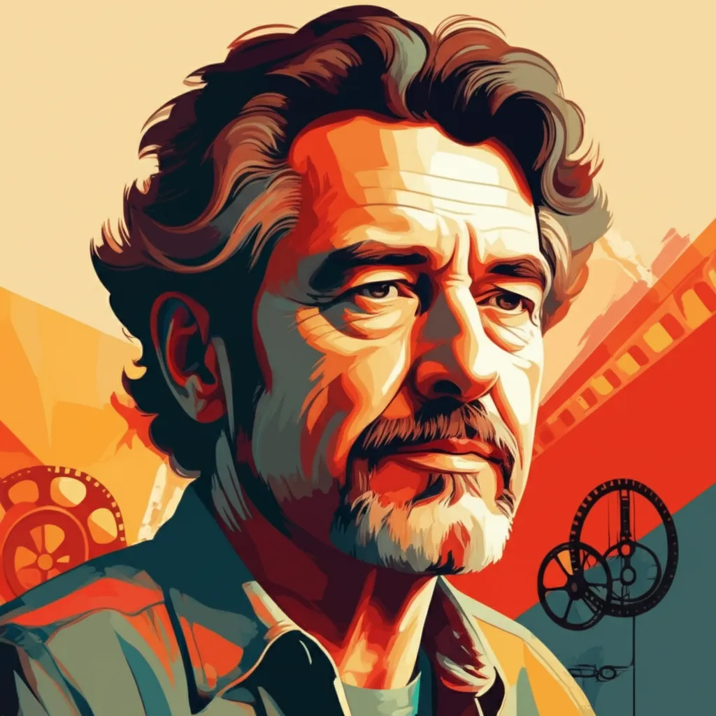 Artistic portrait of Ron Maxwell