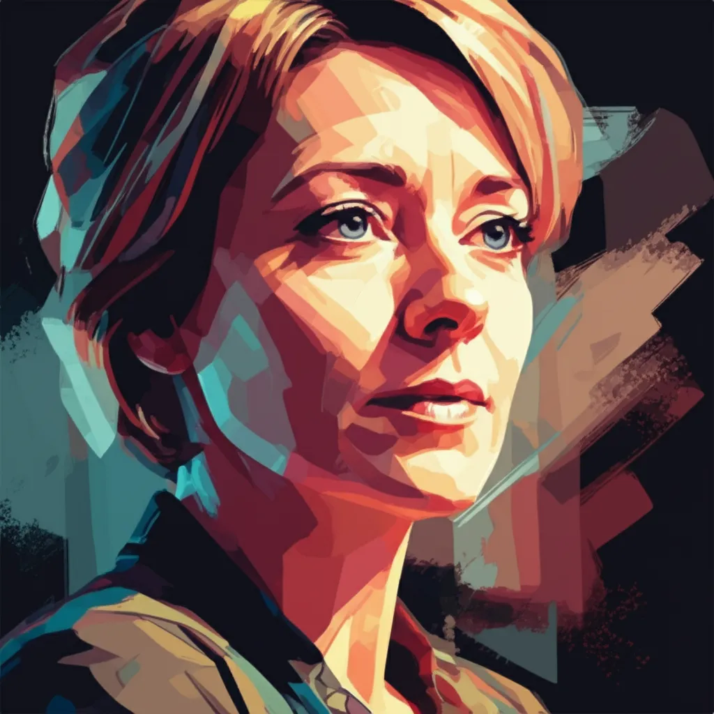 Artistic portrait of Thea Sharrock