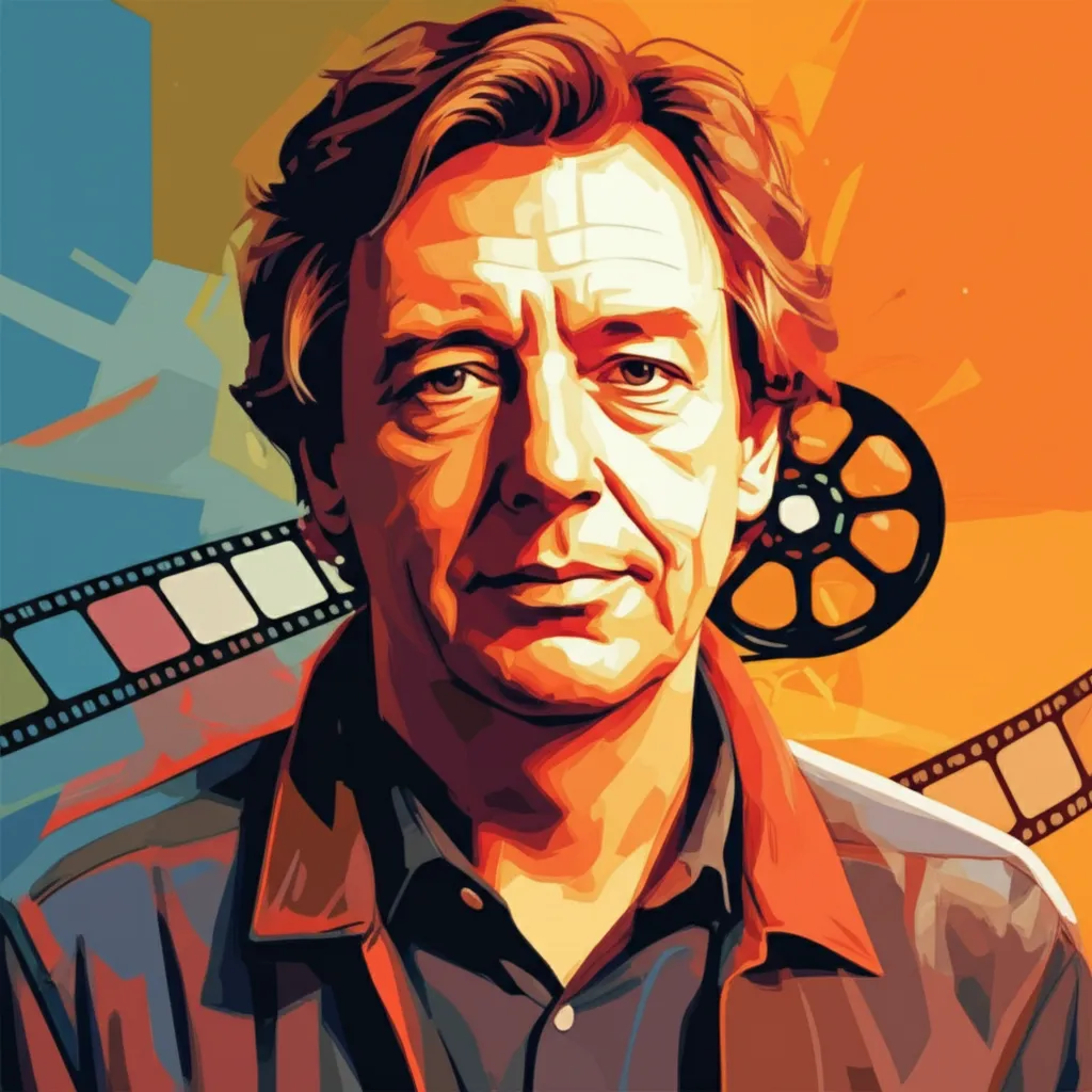 Artistic portrait of Richard Curtis