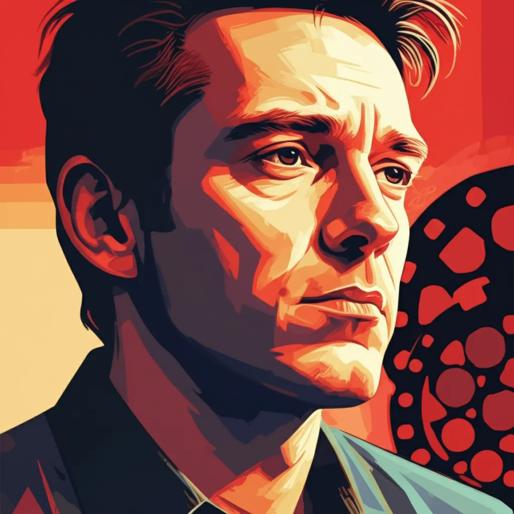 Artistic portrait of Stephen Elliott