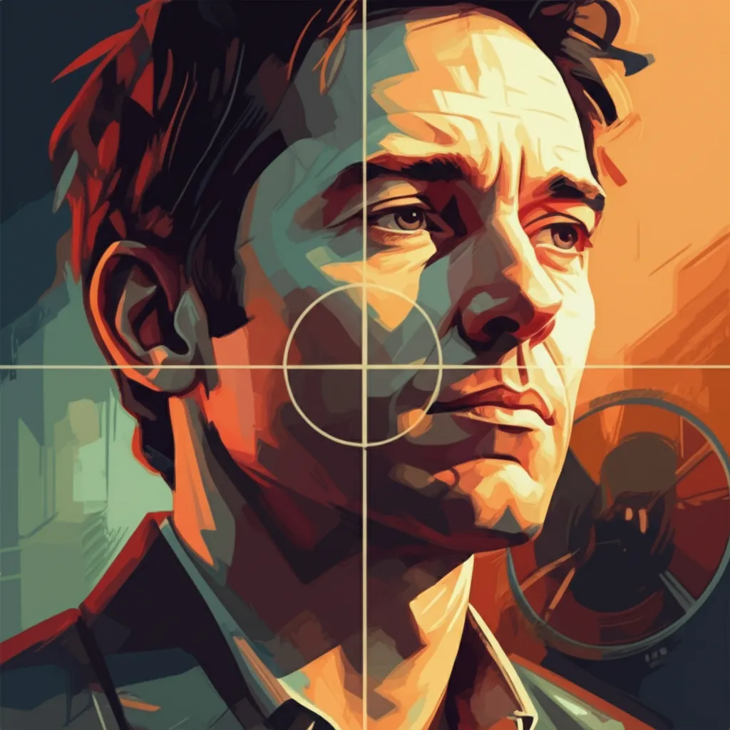 Artistic portrait of Neal Brennan