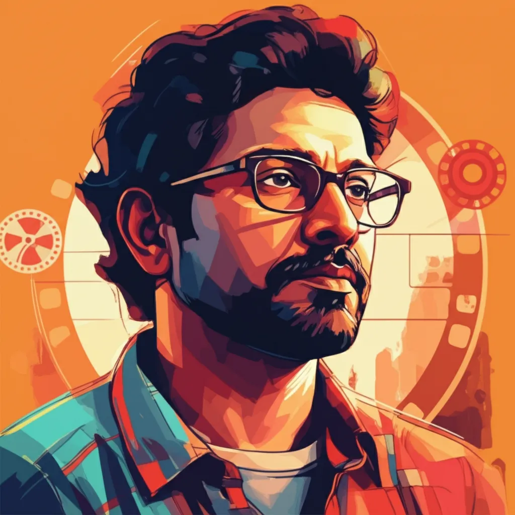 Artistic portrait of Pravin E. Birje