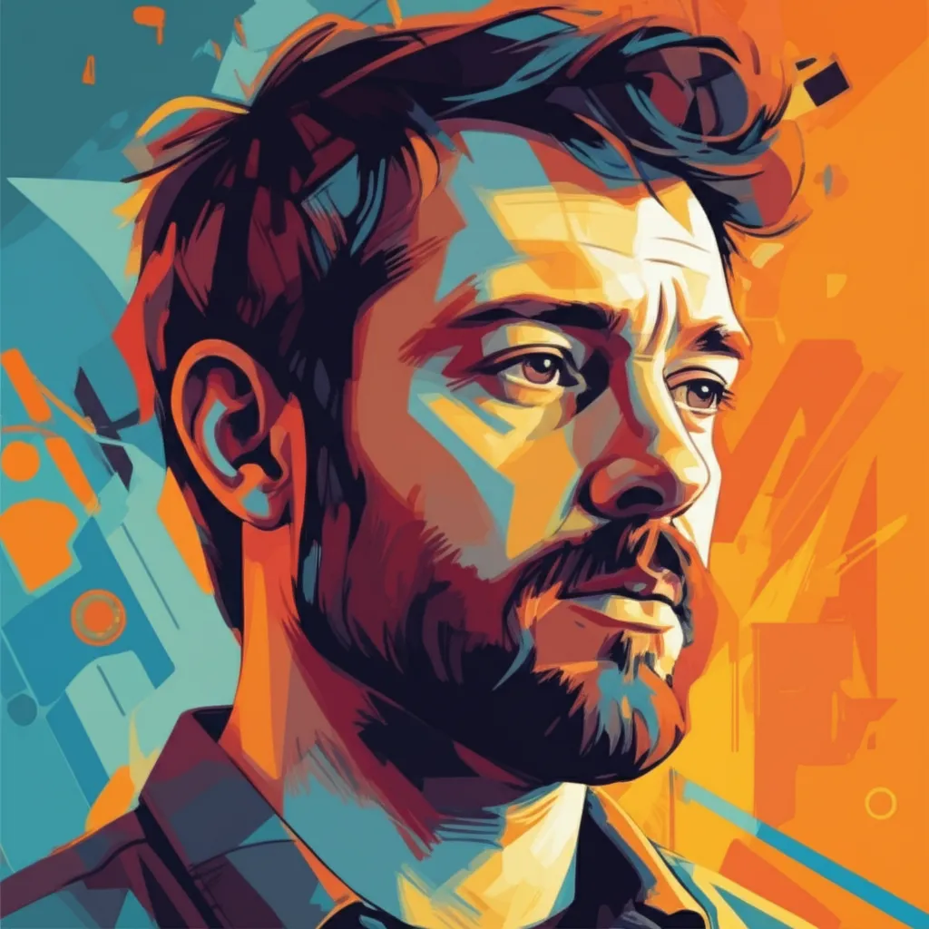 Artistic portrait of Brandon Trost