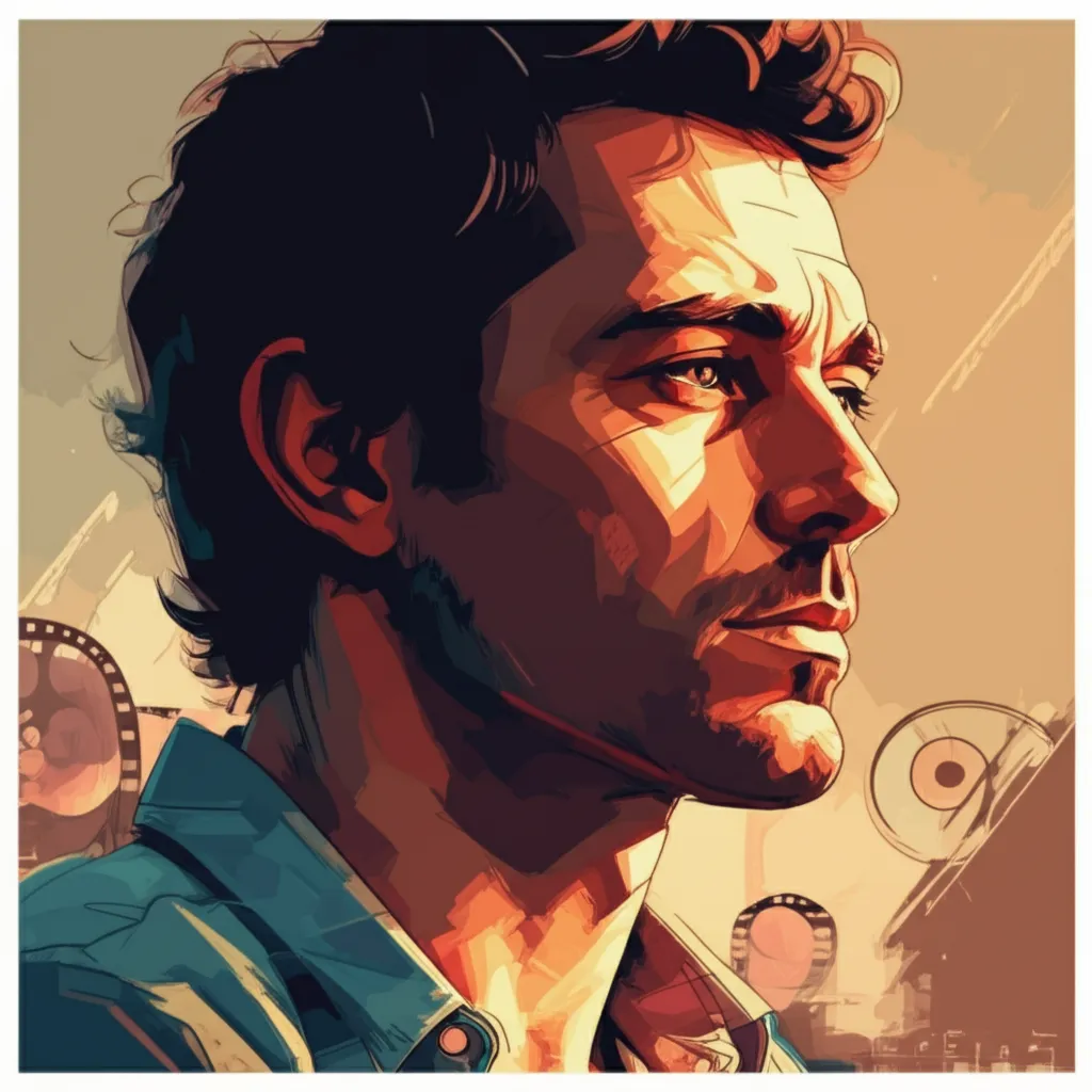 Artistic portrait of Anthony Maras