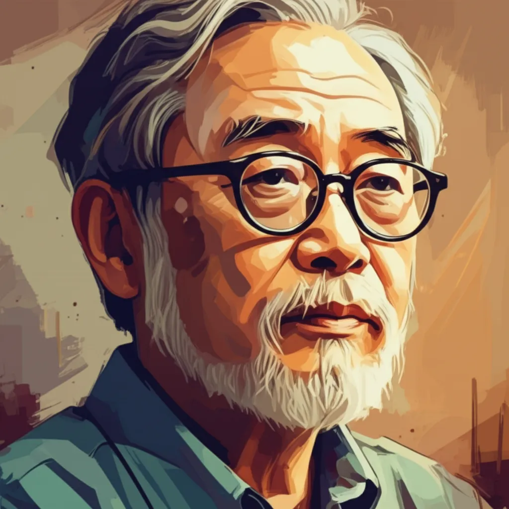 Portrait of Hayao Miyazaki