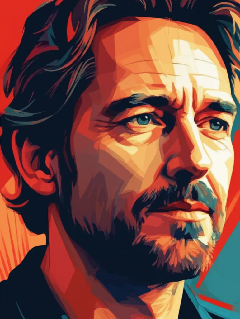Artistic portrait of David Barrett