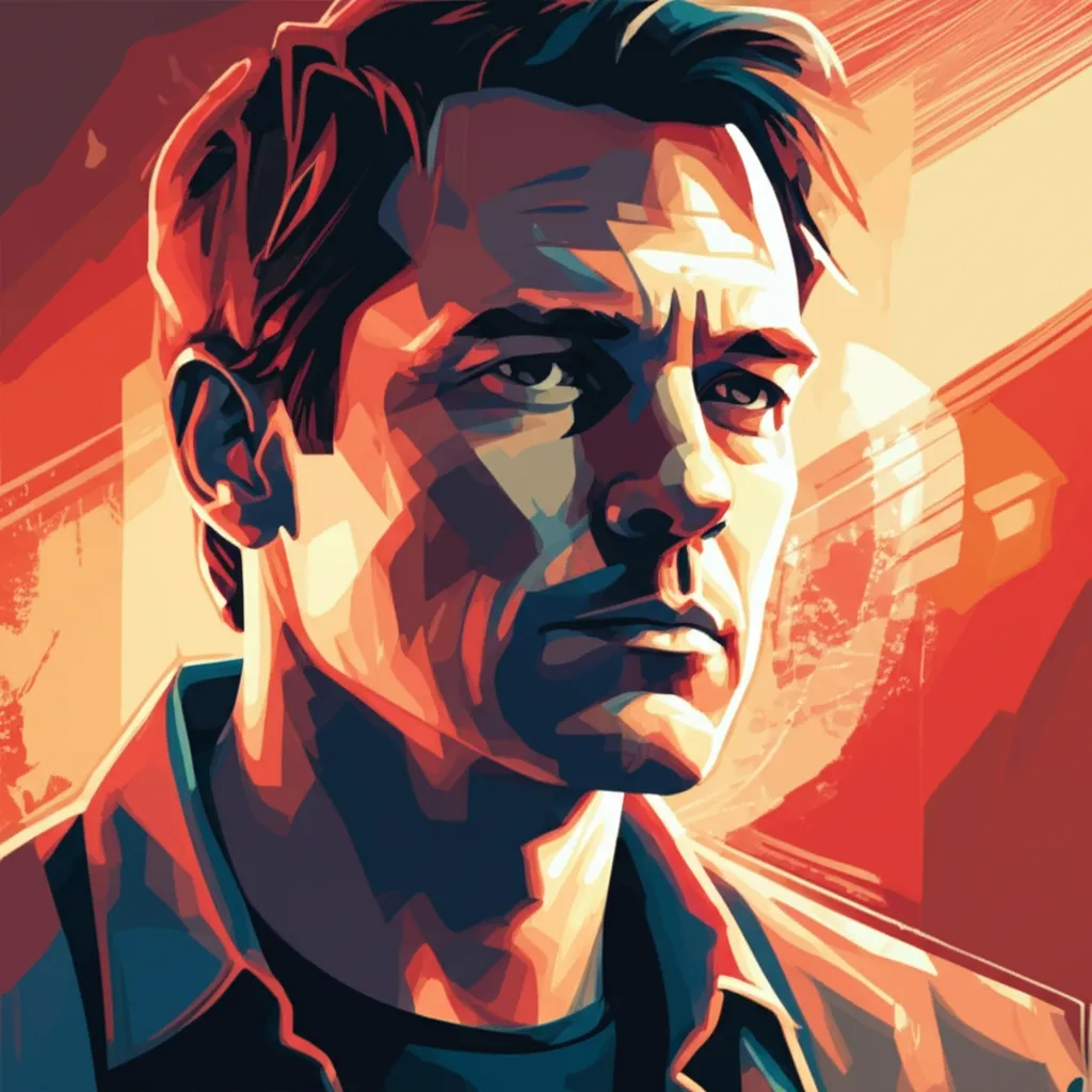 Artistic portrait of John Pogue