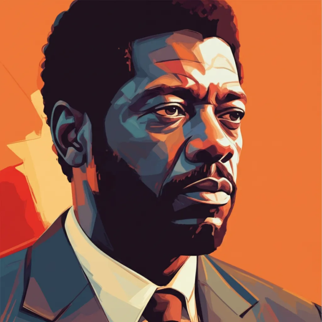 Artistic portrait of Forest Whitaker
