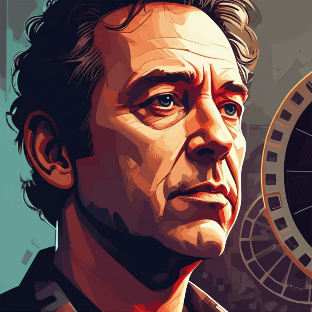 Artistic portrait of Don Mancini