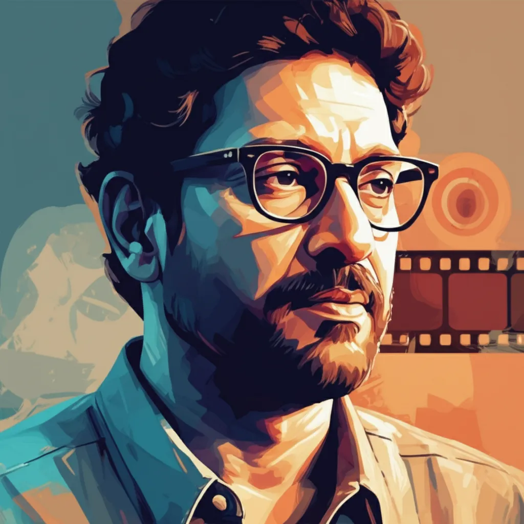 Artistic portrait of Santosh Sivan
