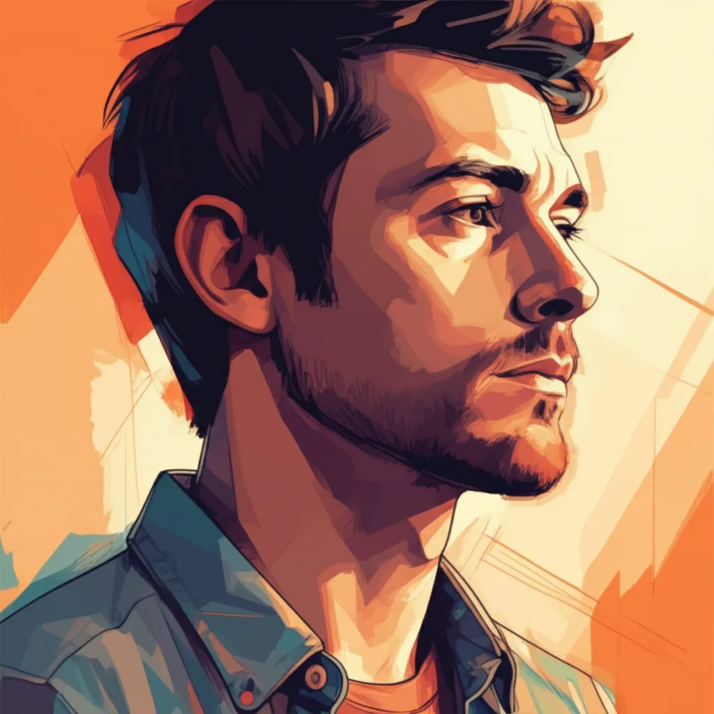Artistic portrait of Aaron Nee