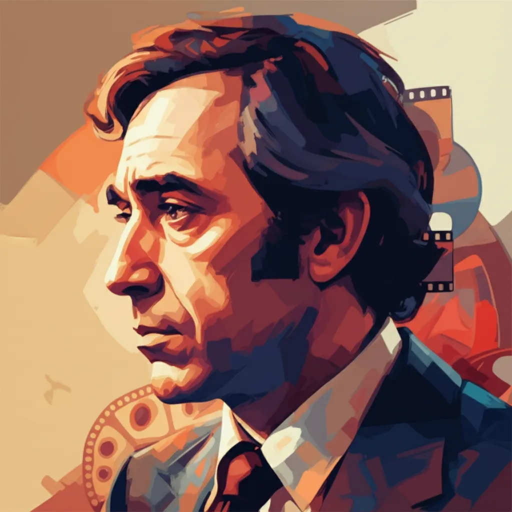 Artistic portrait of Donald Cammell