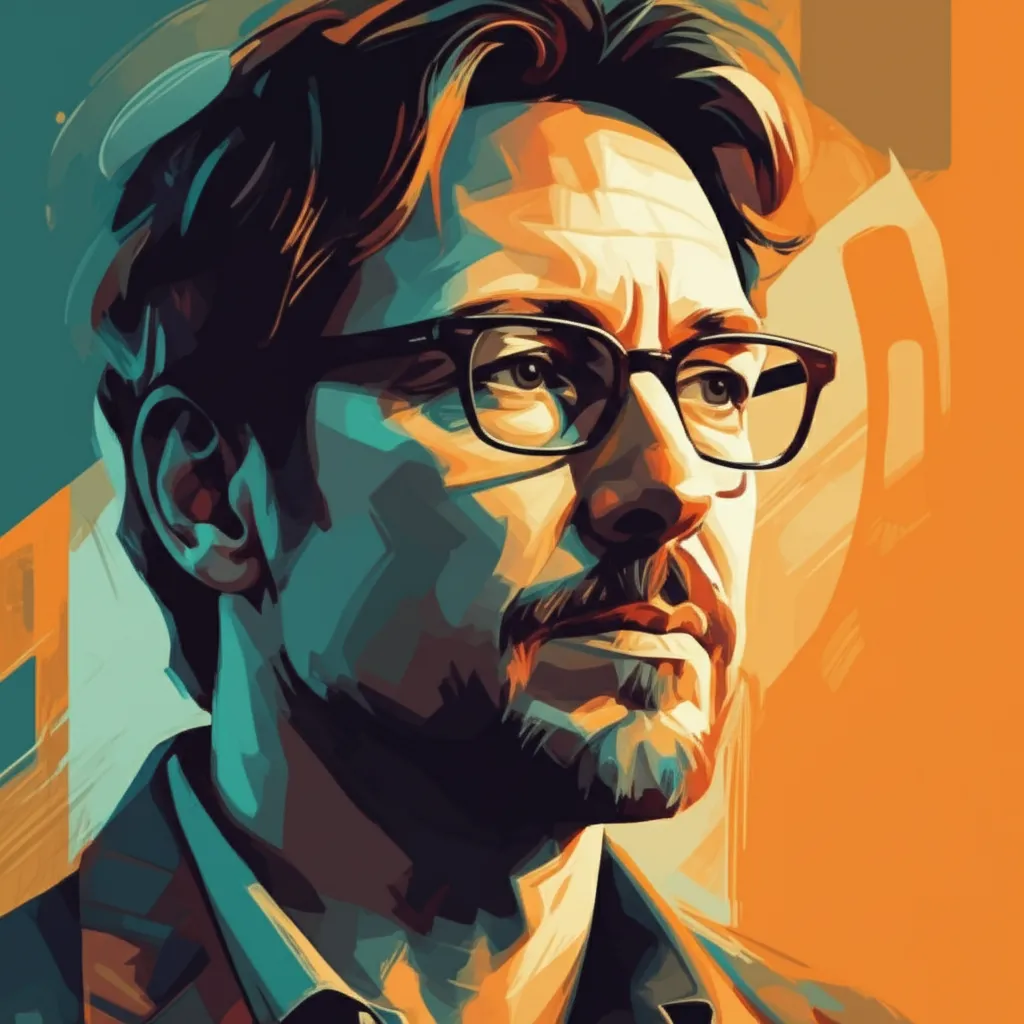 Artistic portrait of Stefen Fangmeier