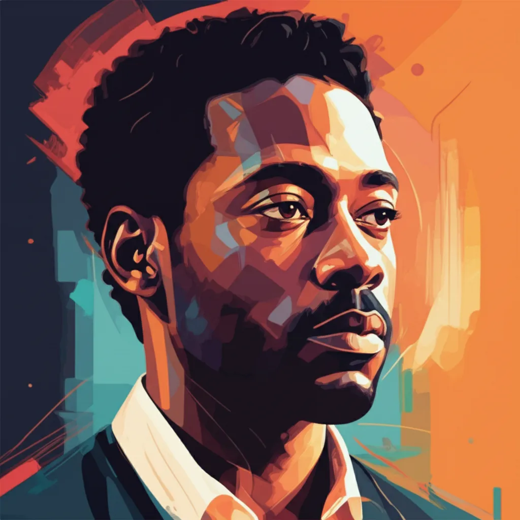 Artistic portrait of Barry Jenkins