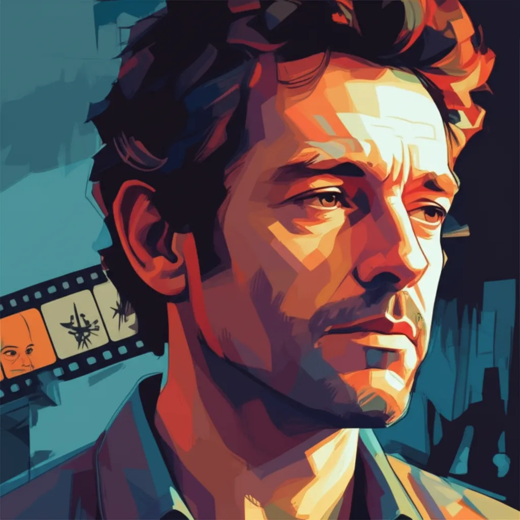 Artistic portrait of Juan Carlos Fresnadillo