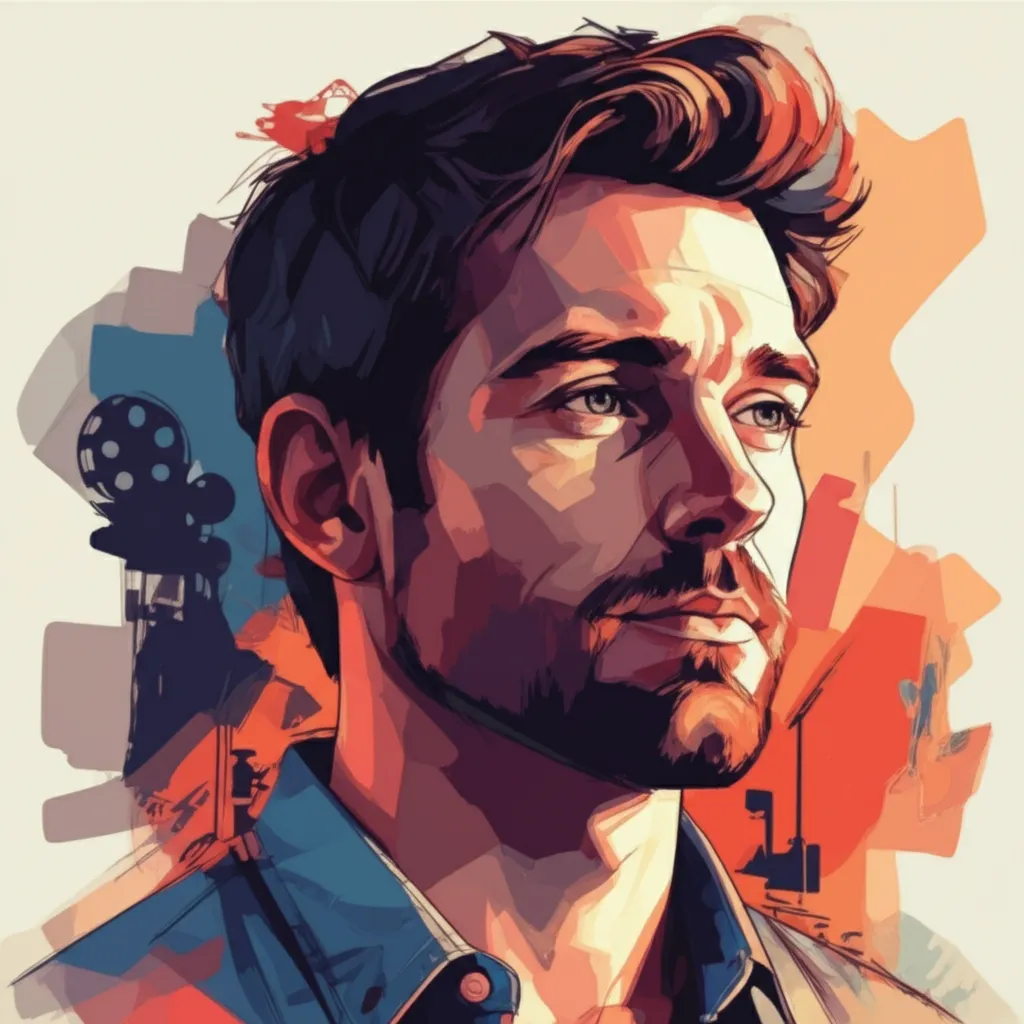 Artistic portrait of Andrew Erwin