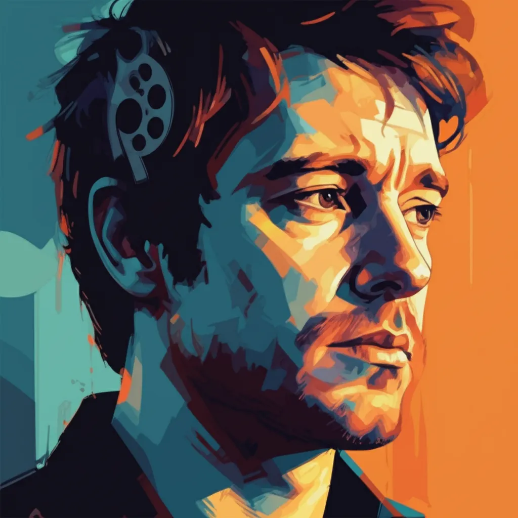 Artistic portrait of Flip Van der Kuil