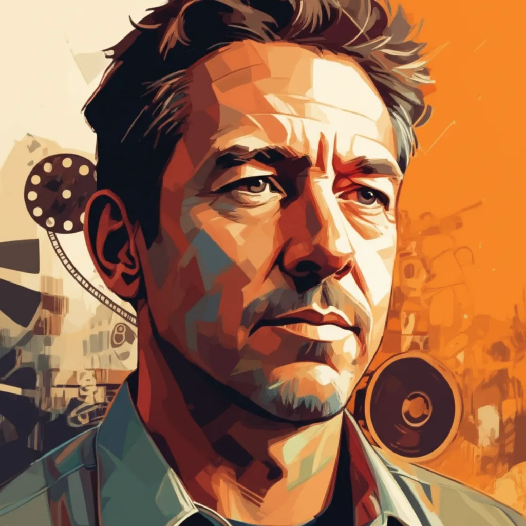 Artistic portrait of J.J. Perry
