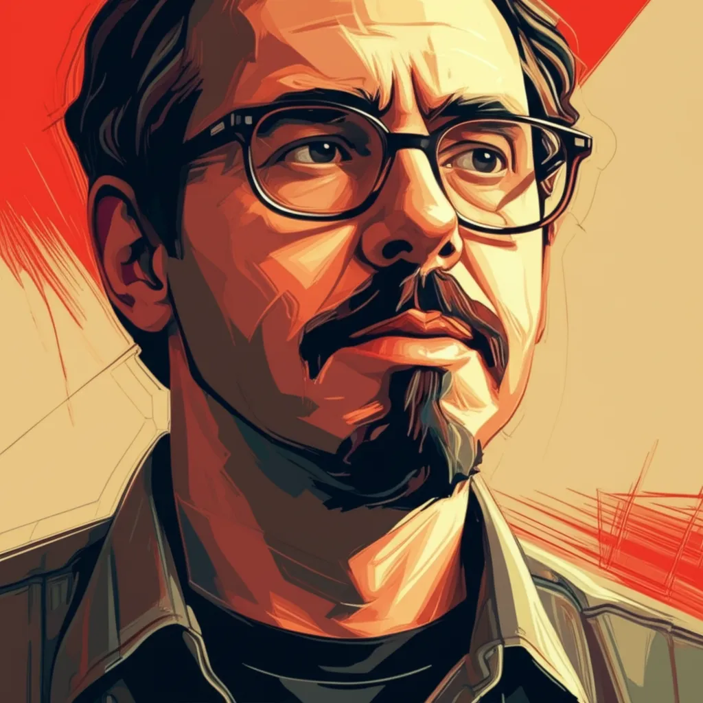 Artistic portrait of Joe Ranft