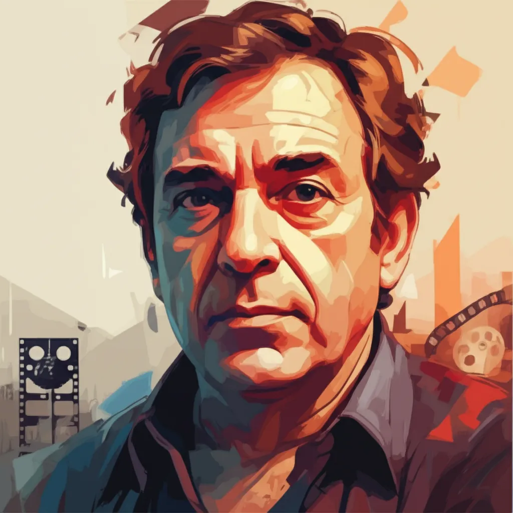 Artistic portrait of Juan José Campanella