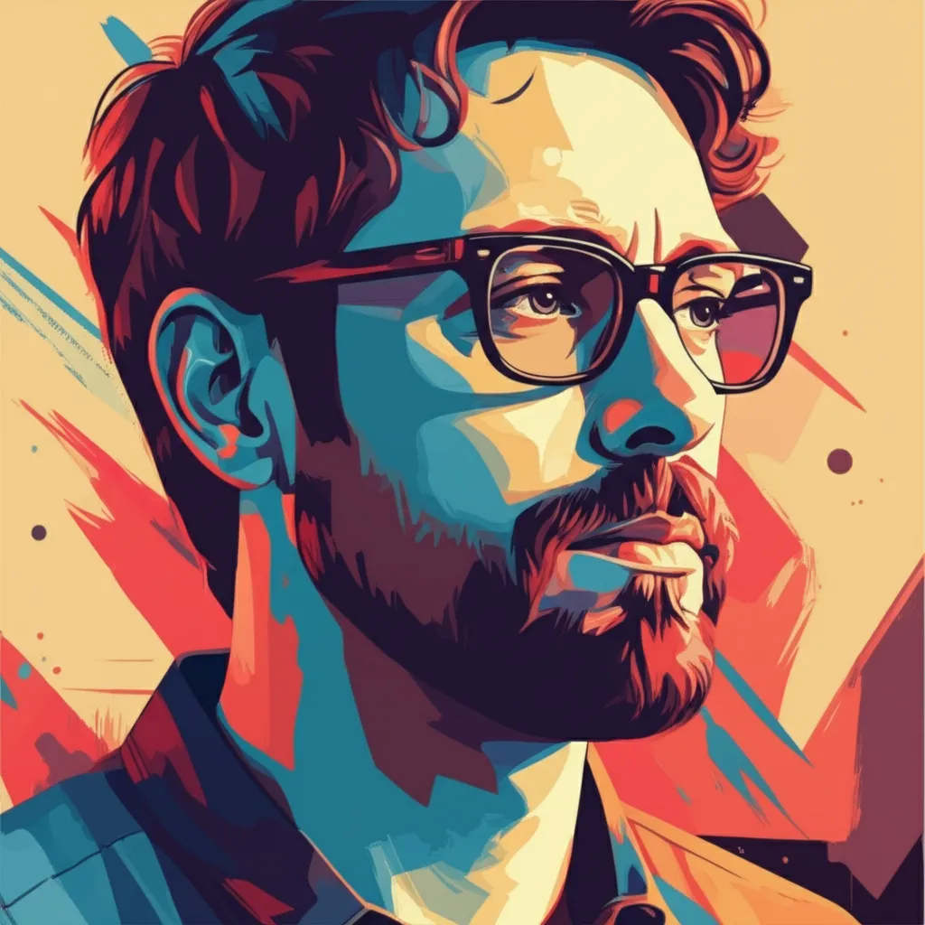 Artistic portrait of Joe Swanberg