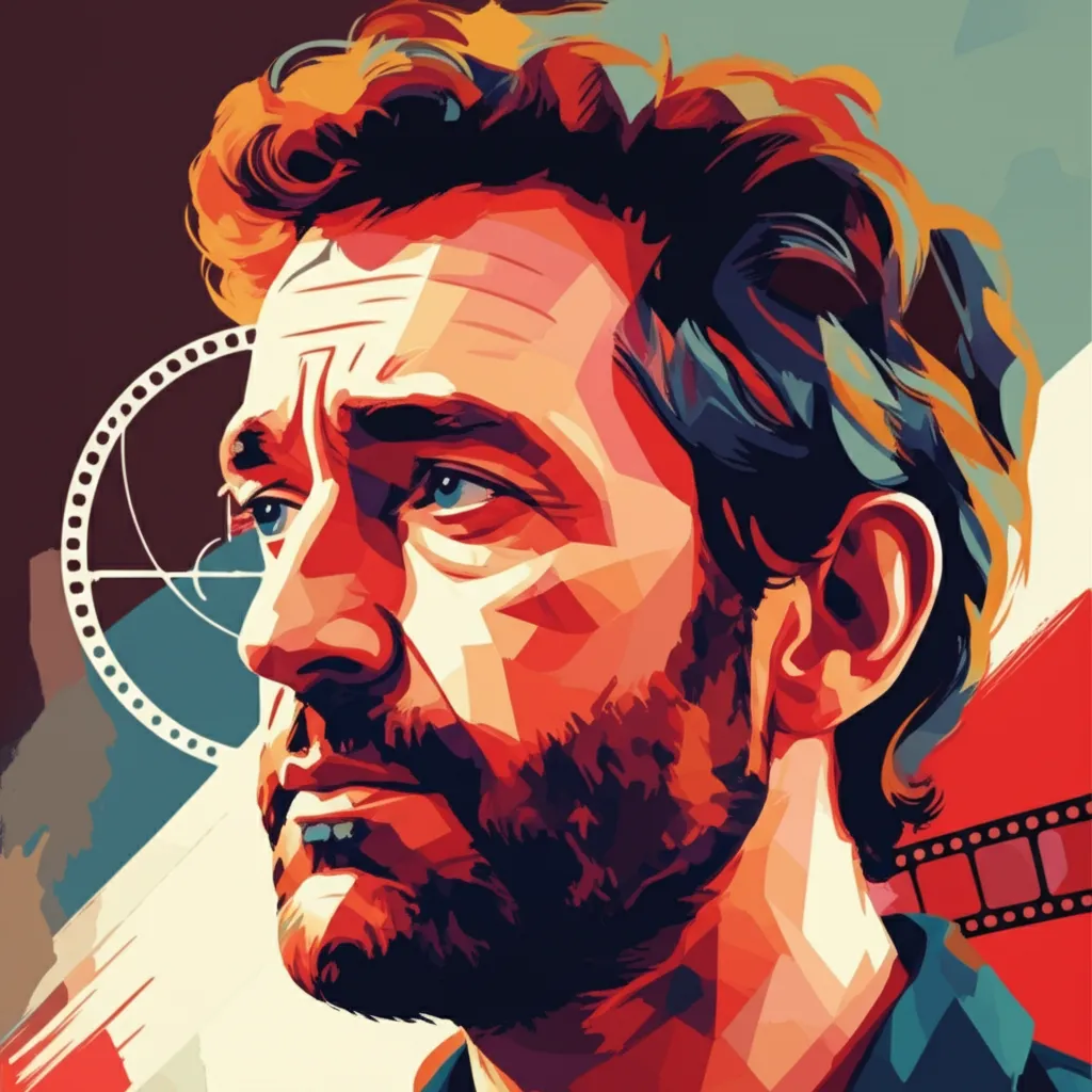 Artistic portrait of Frédéric Forestier