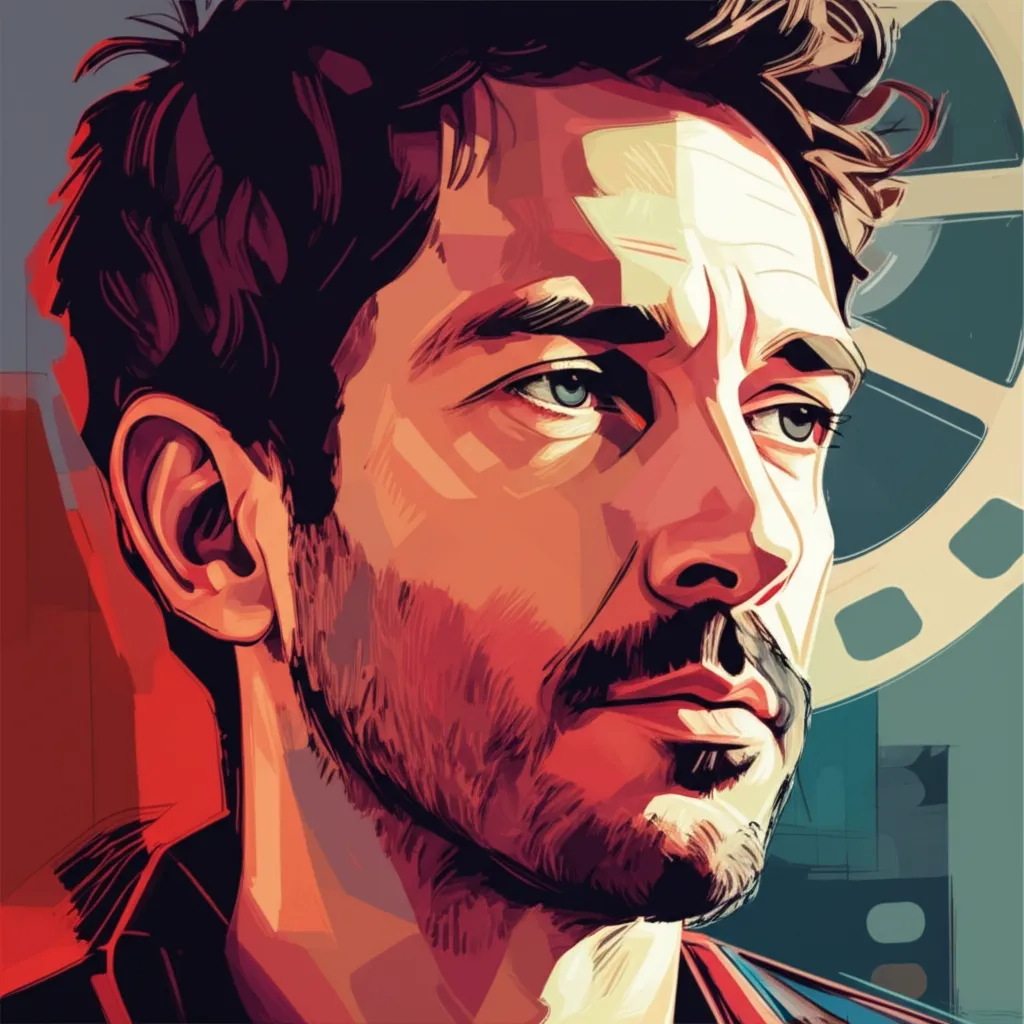 Artistic portrait of Raúl Arévalo