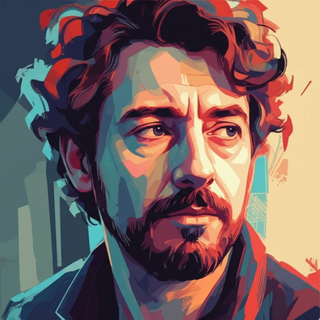 Artistic portrait of Josef Fares