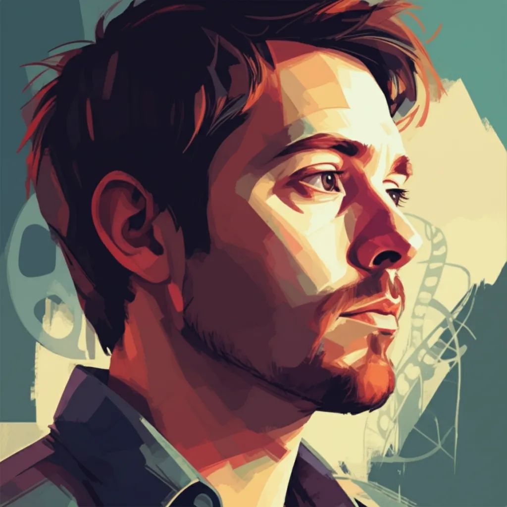 Artistic portrait of Adam Green