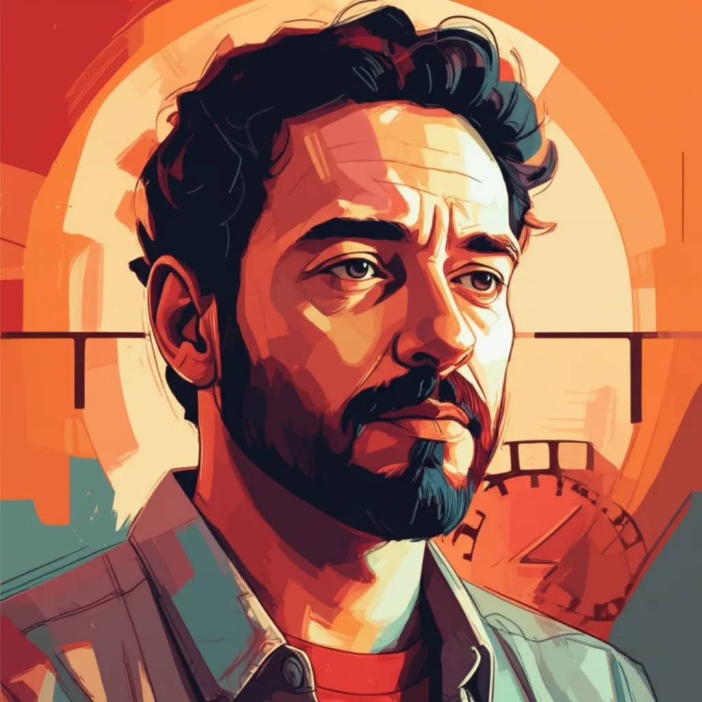 Artistic portrait of Gary Alazraki