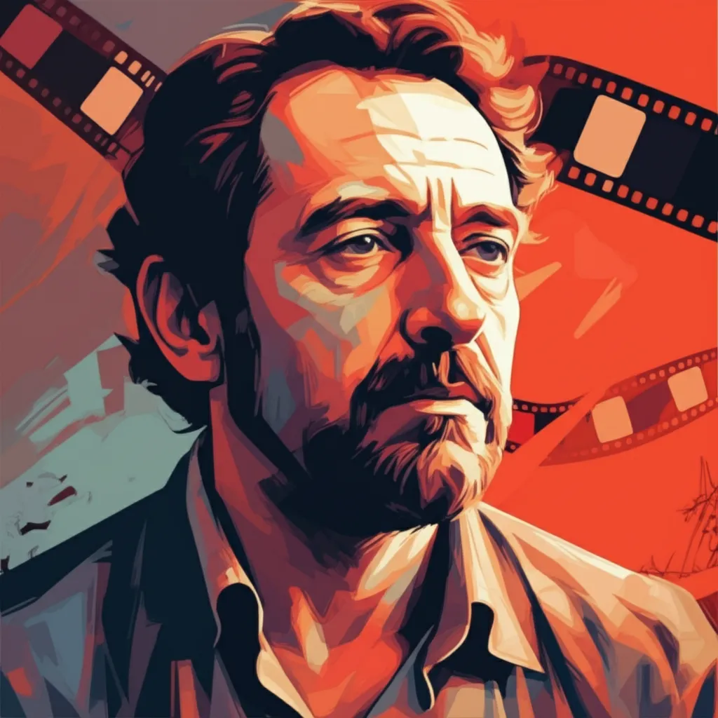 Artistic portrait of Paolo Virzì