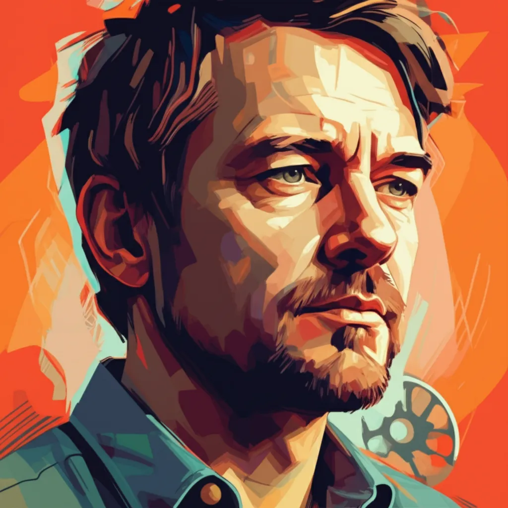 Artistic portrait of Ole Christian Madsen