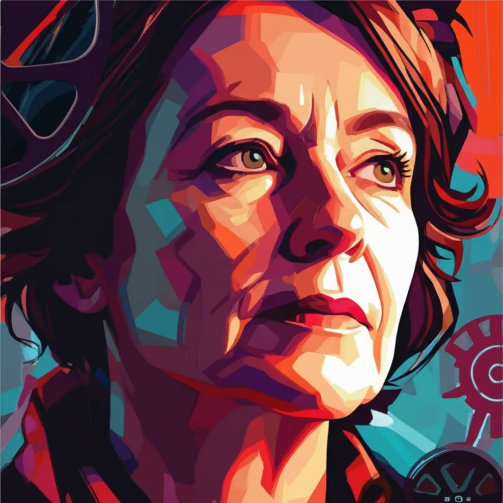 Artistic portrait of Jocelyn Moorhouse