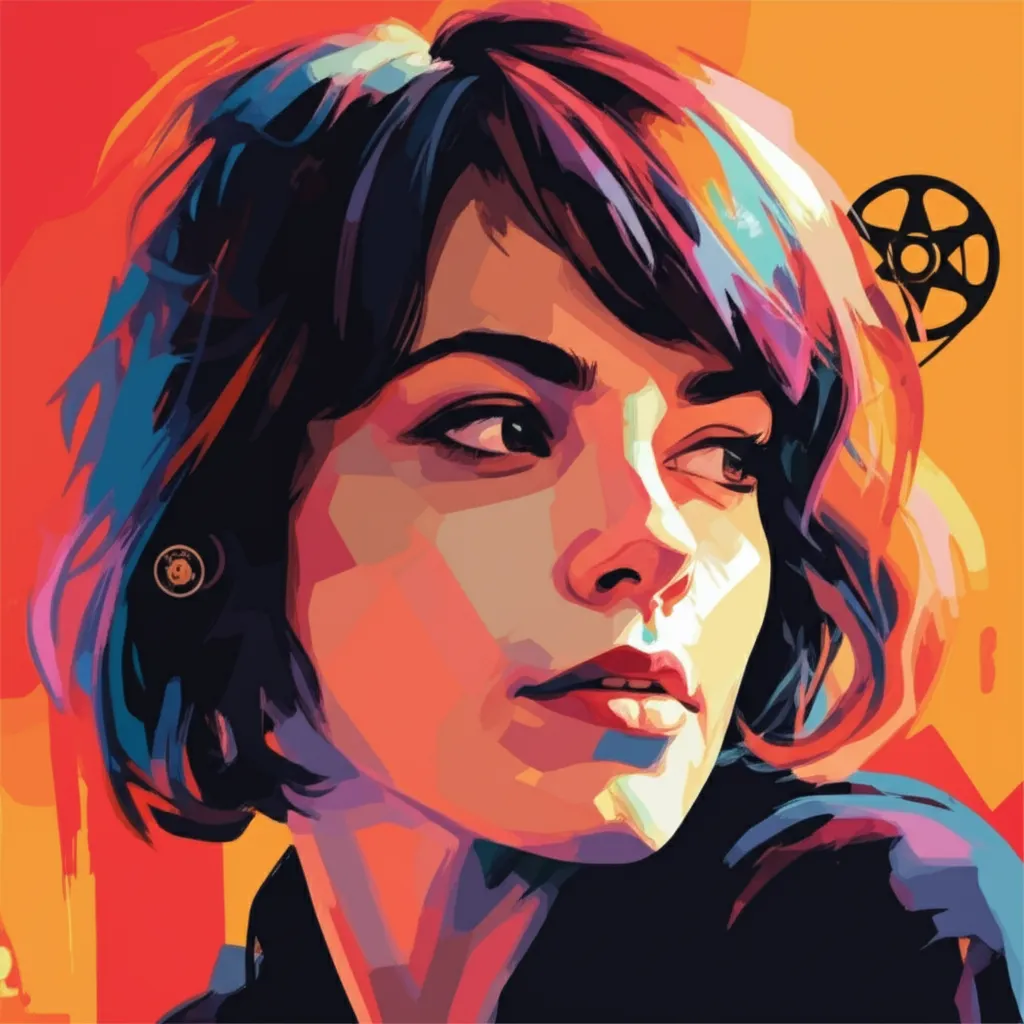 Artistic portrait of Julia Ducournau