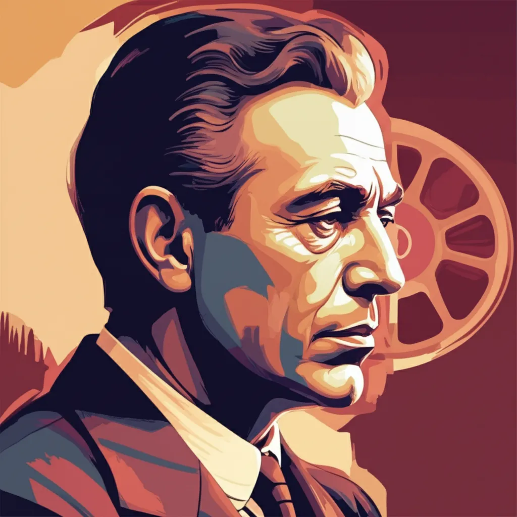 Artistic portrait of Alan Crosland