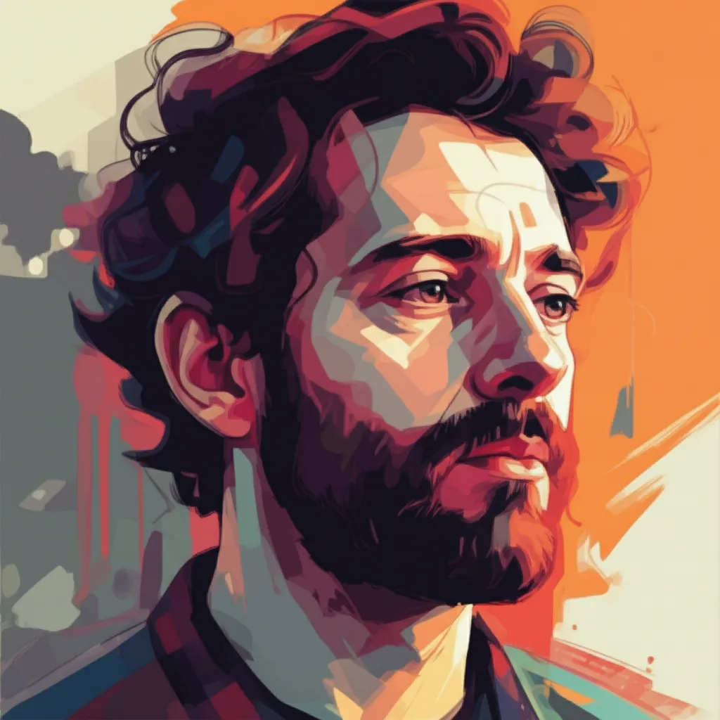 Artistic portrait of Aharon Keshales