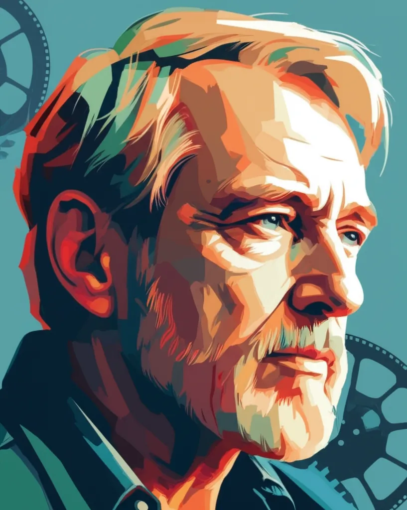 Artistic portrait of Terrence Malick
