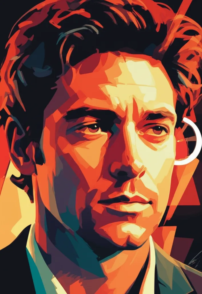 Artistic portrait of Nicholas Jarecki