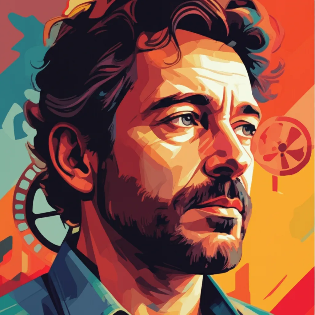 Artistic portrait of Vicente Villanueva