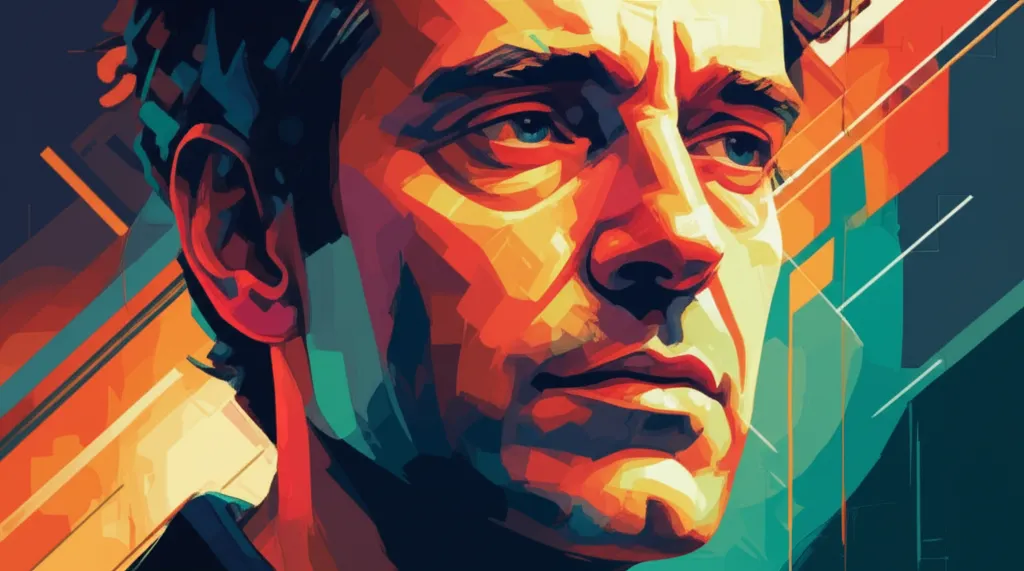 Artistic portrait of Jonathan Glazer