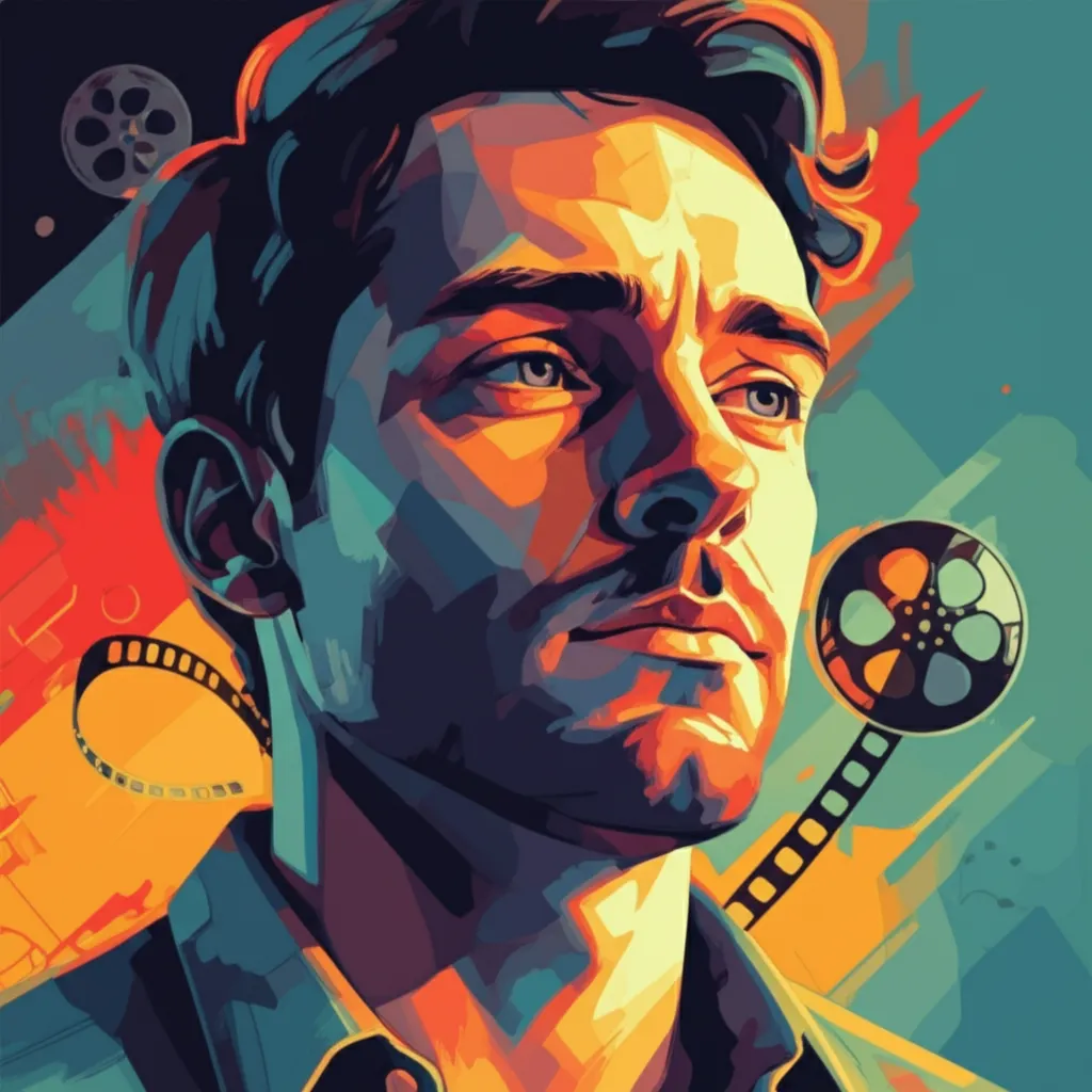 Artistic portrait of Andrew Rhymer