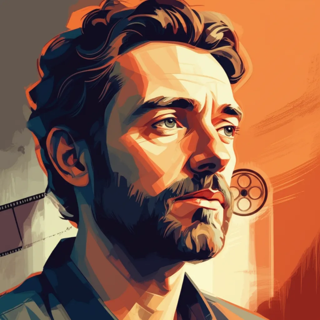 Artistic portrait of Michaël R. Roskam