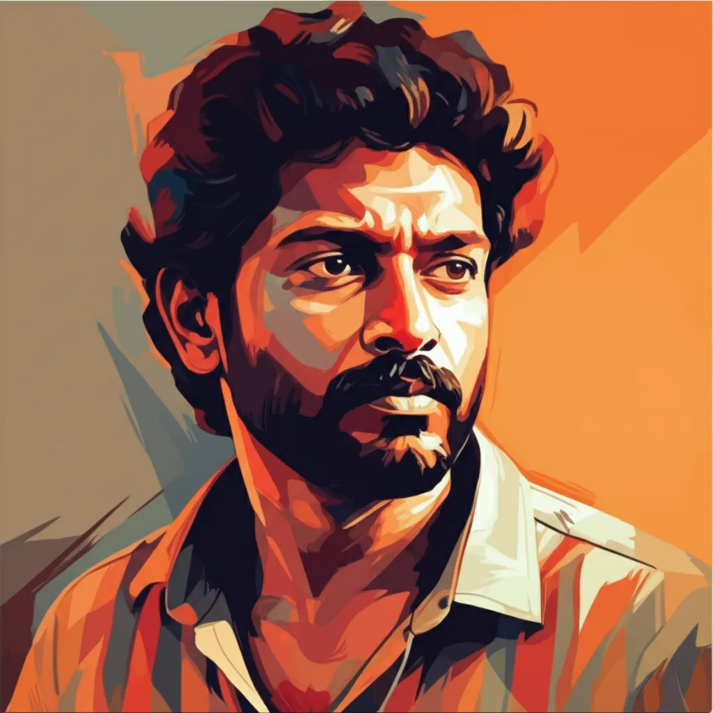 Artistic portrait of Mari Selvaraj