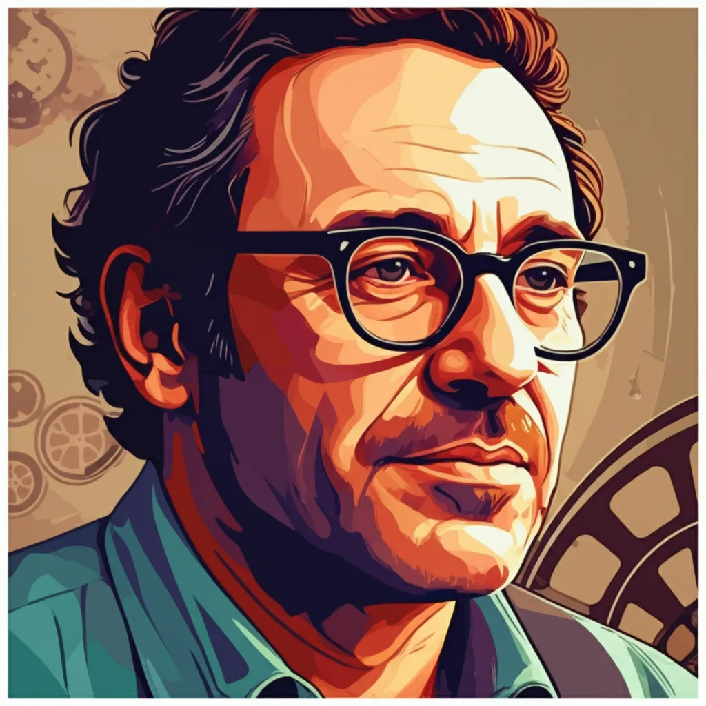 Artistic portrait of Alain Chabat