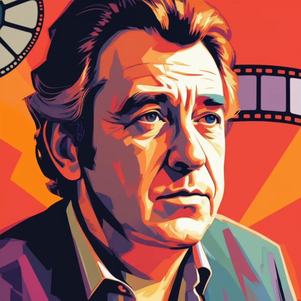 Artistic portrait of Mel Smith
