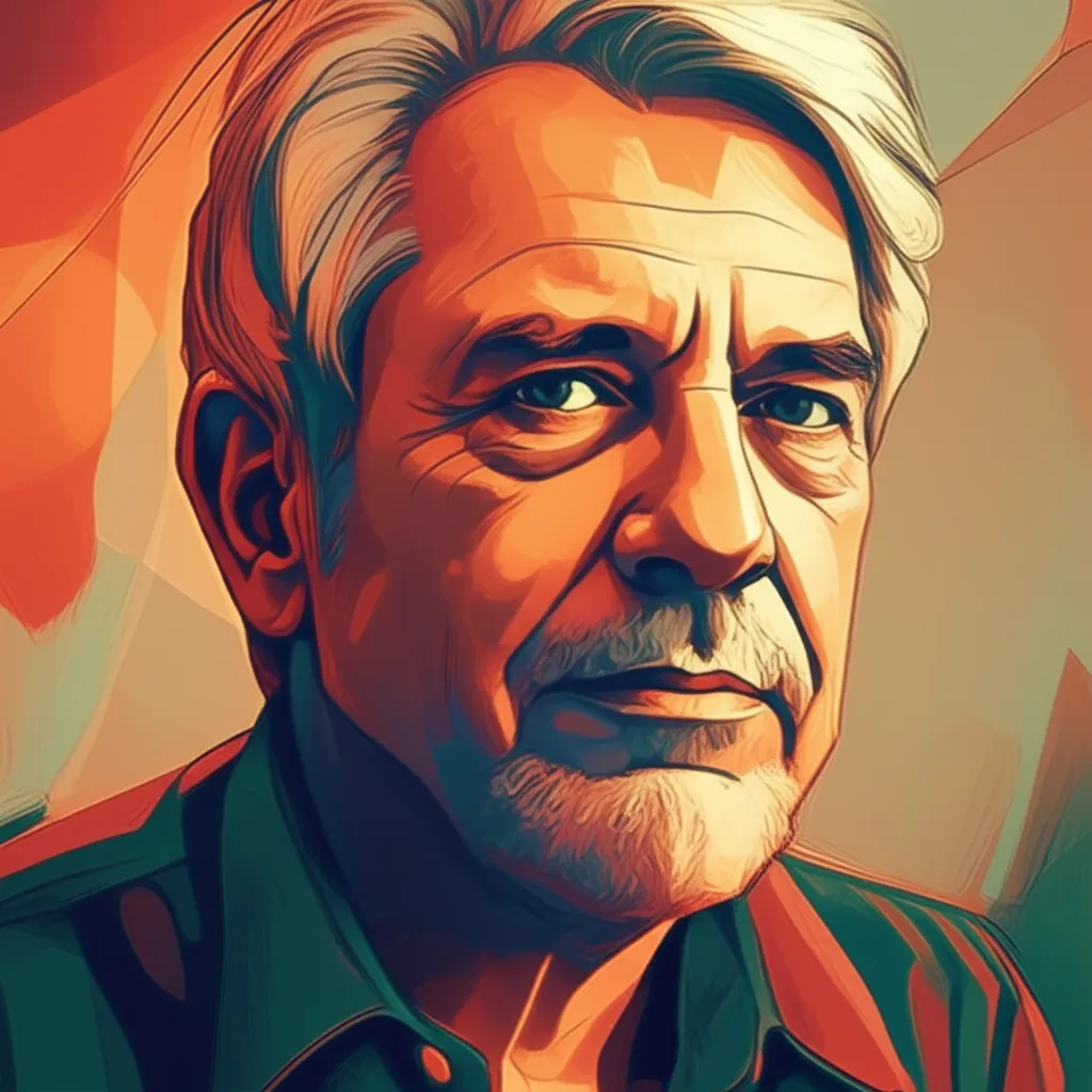 Artistic portrait of Robert Allan Ackerman