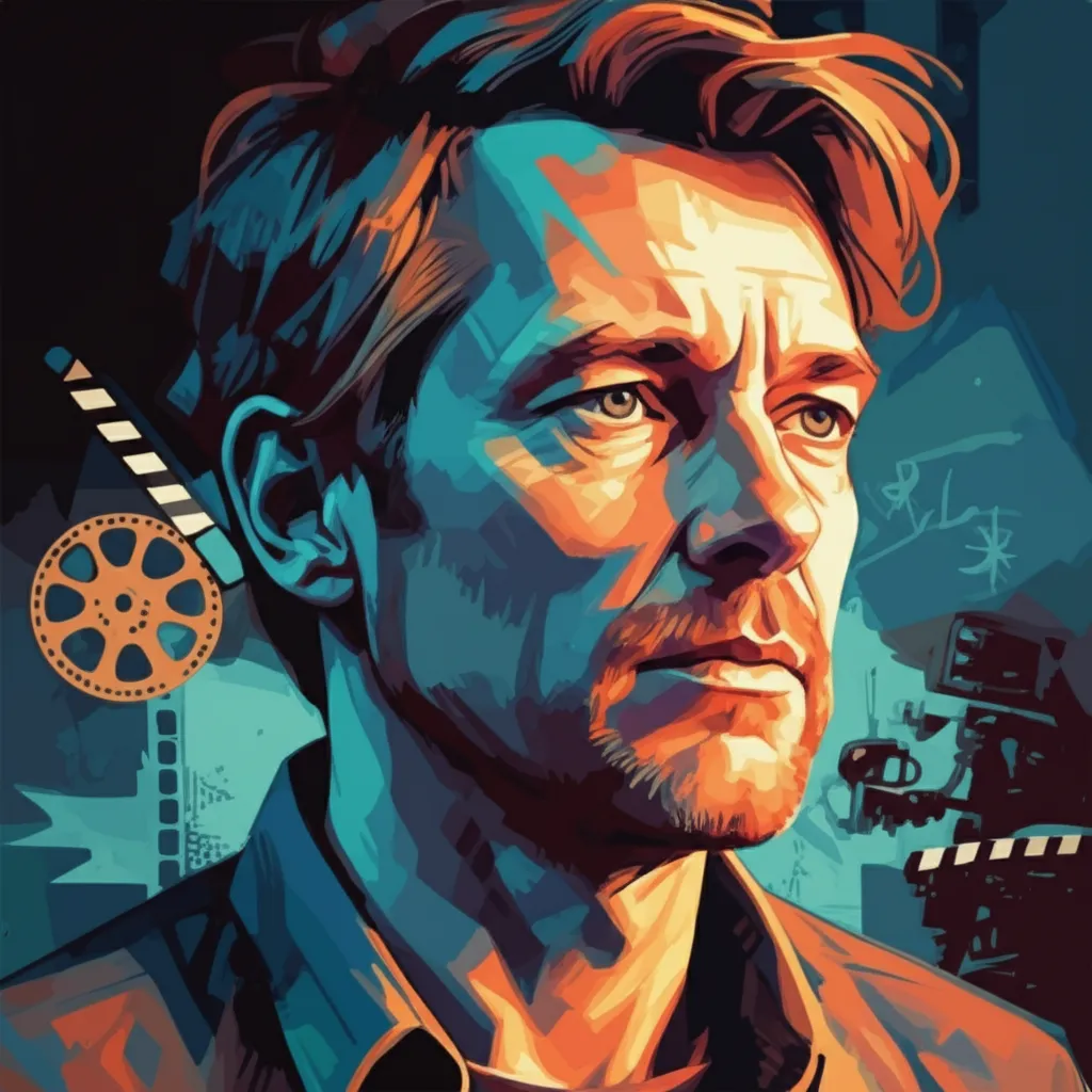 Artistic portrait of Thomas Vinterberg