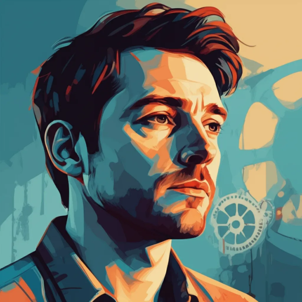 Artistic portrait of Gary Dauberman