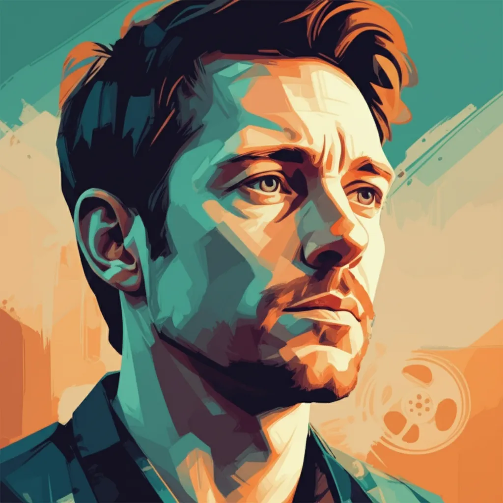 Artistic portrait of Jim Mickle